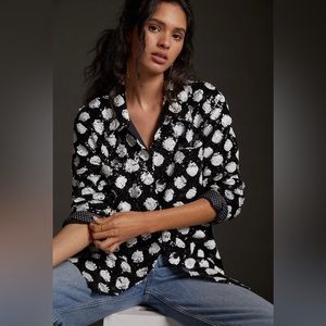 Maeve Sequined Shirt Jacket